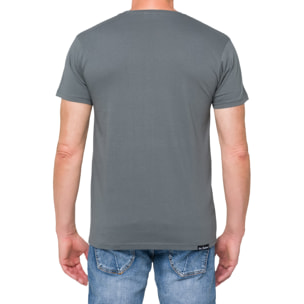 Camiseta de algodón 180 gr Hot Buttered Mistral gris