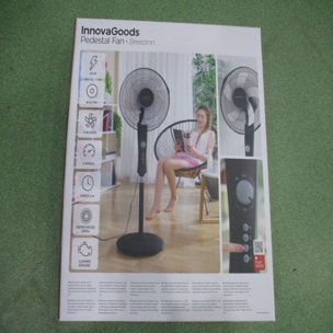 Ventilatore a Piantana InnovaGoods Breezinn Nero 45 W