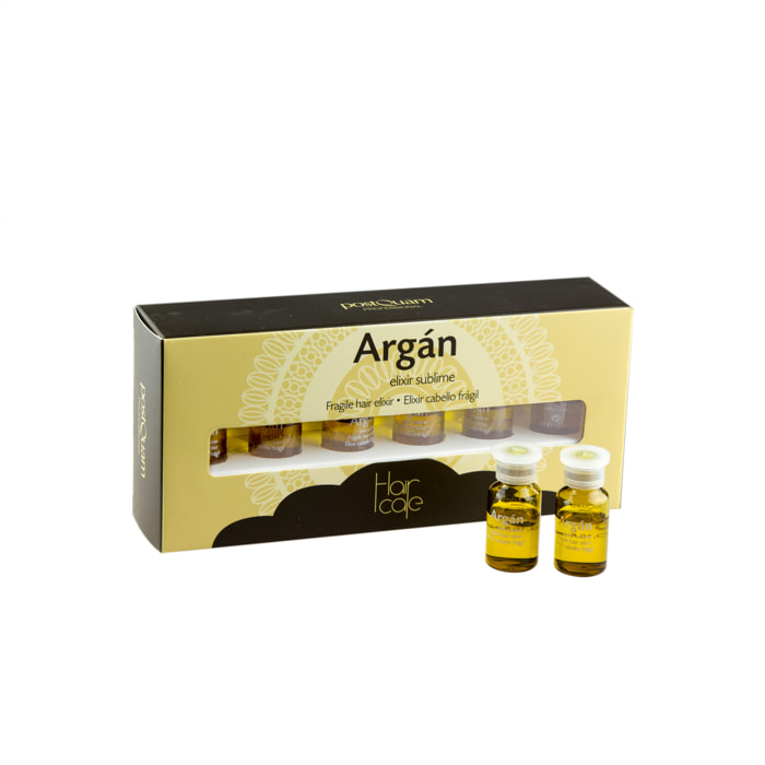Elixir réparateur à l'huile d'argan 6 x 3 ml.