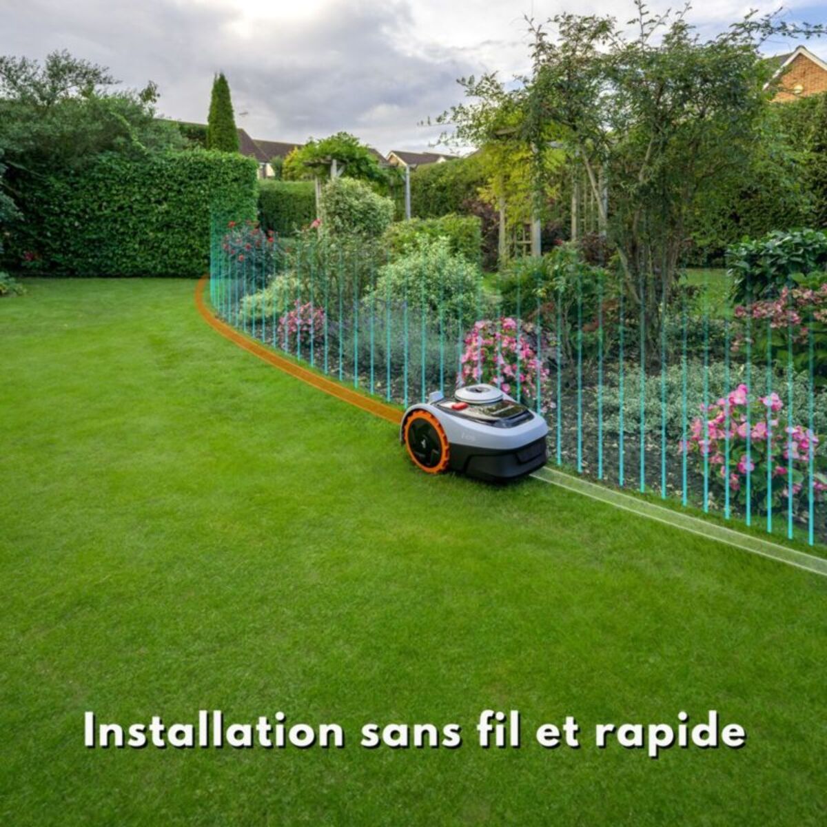Robot tondeuse NAVIMOW i105E sans fil périphérique, 500 m² de superficie