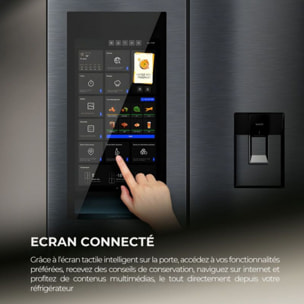 Réfrigérateur multi portes HAIER HFW99F19ESSB