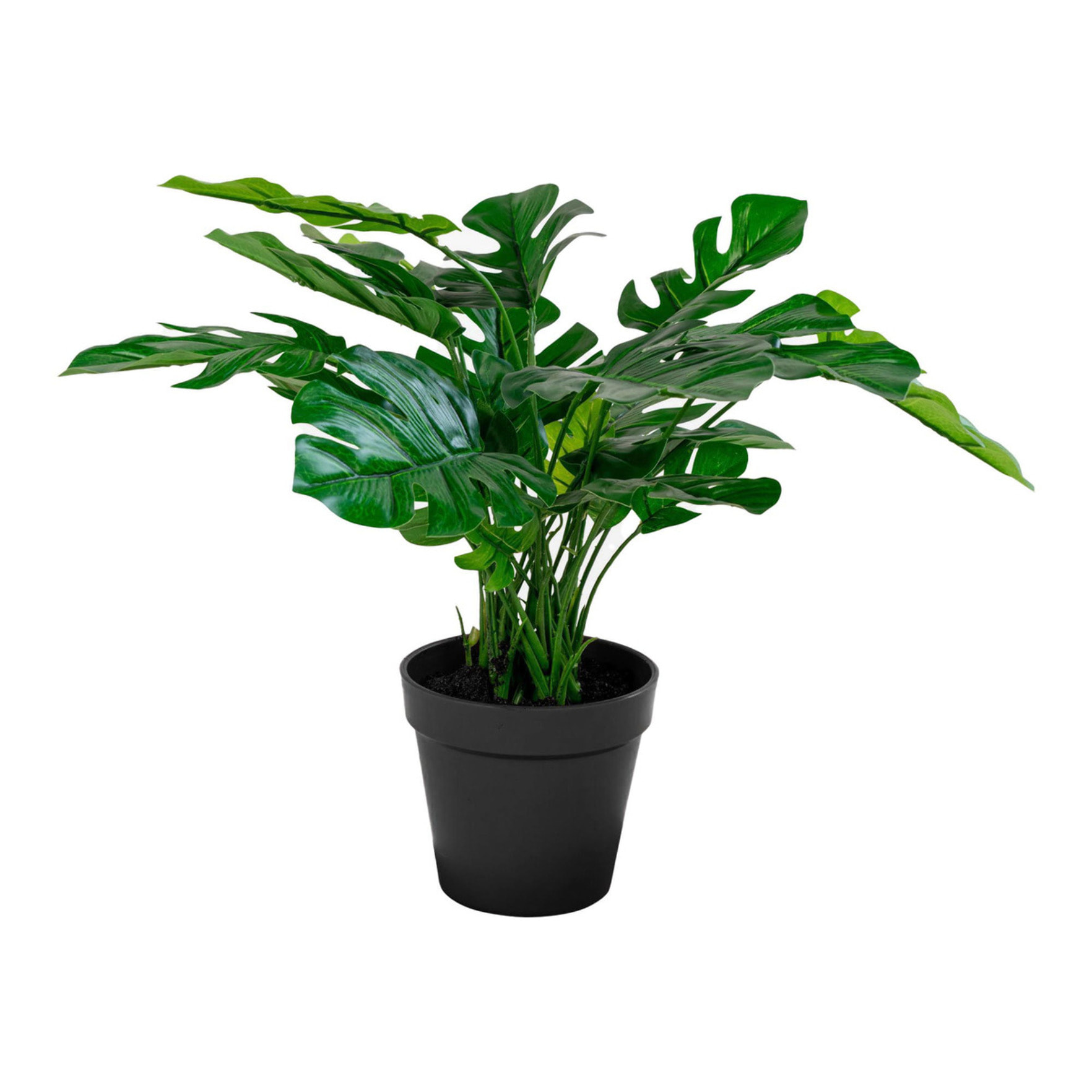 Monstera artificiale verde H 45 cm