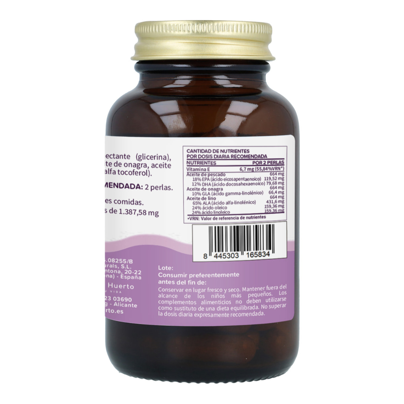 Omega 3 6 9 1000 mg Planeta Huerto 50 perlas