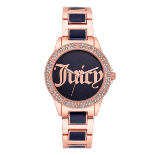 Reloj Juicy Couture JC1308NVRG Mujer Analogico Cuarzo con Correa de Metal