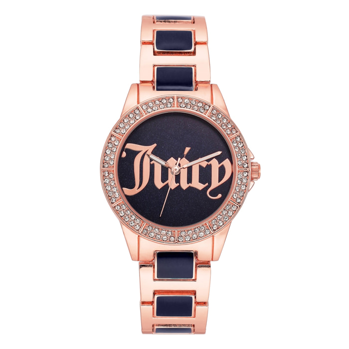 Reloj Juicy Couture JC1308NVRG Mujer Analogico Cuarzo con Correa de Metal