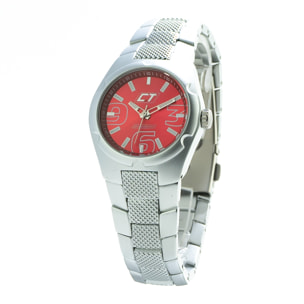 Reloj Chronotech CC7039L-04M Mujer Analogico Cuarzo con Correa de Acero