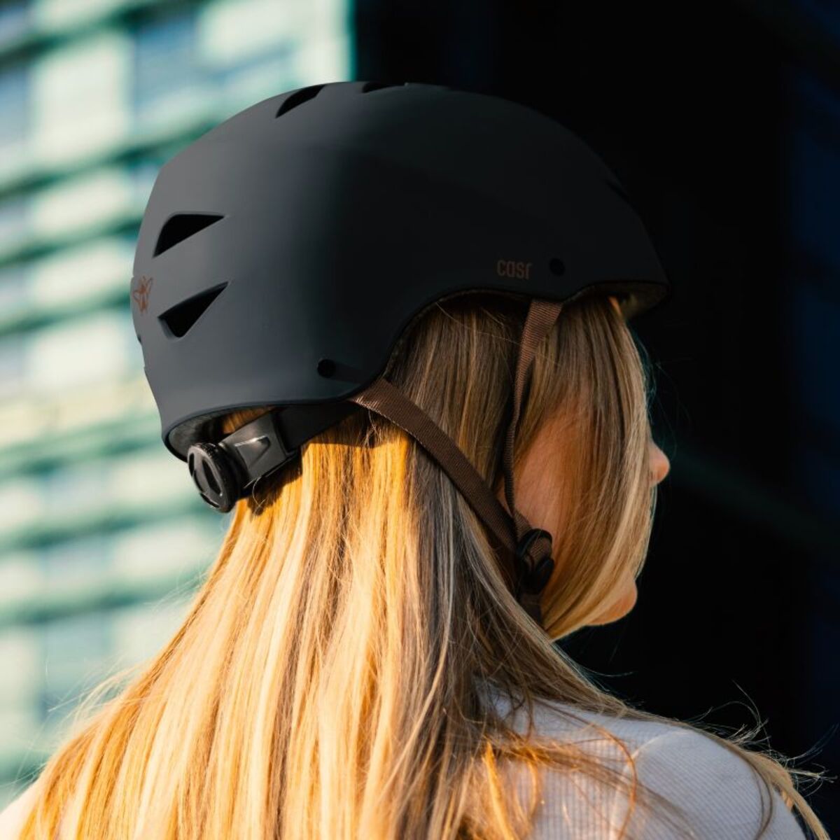 Casque CASR Classico noir et marron taille M