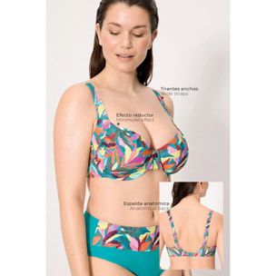 Top bikini contenitivo