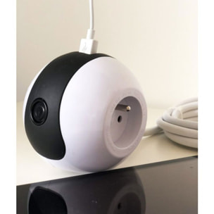 Multiprise USB WATT AND CO Wattball Blanc - Noir