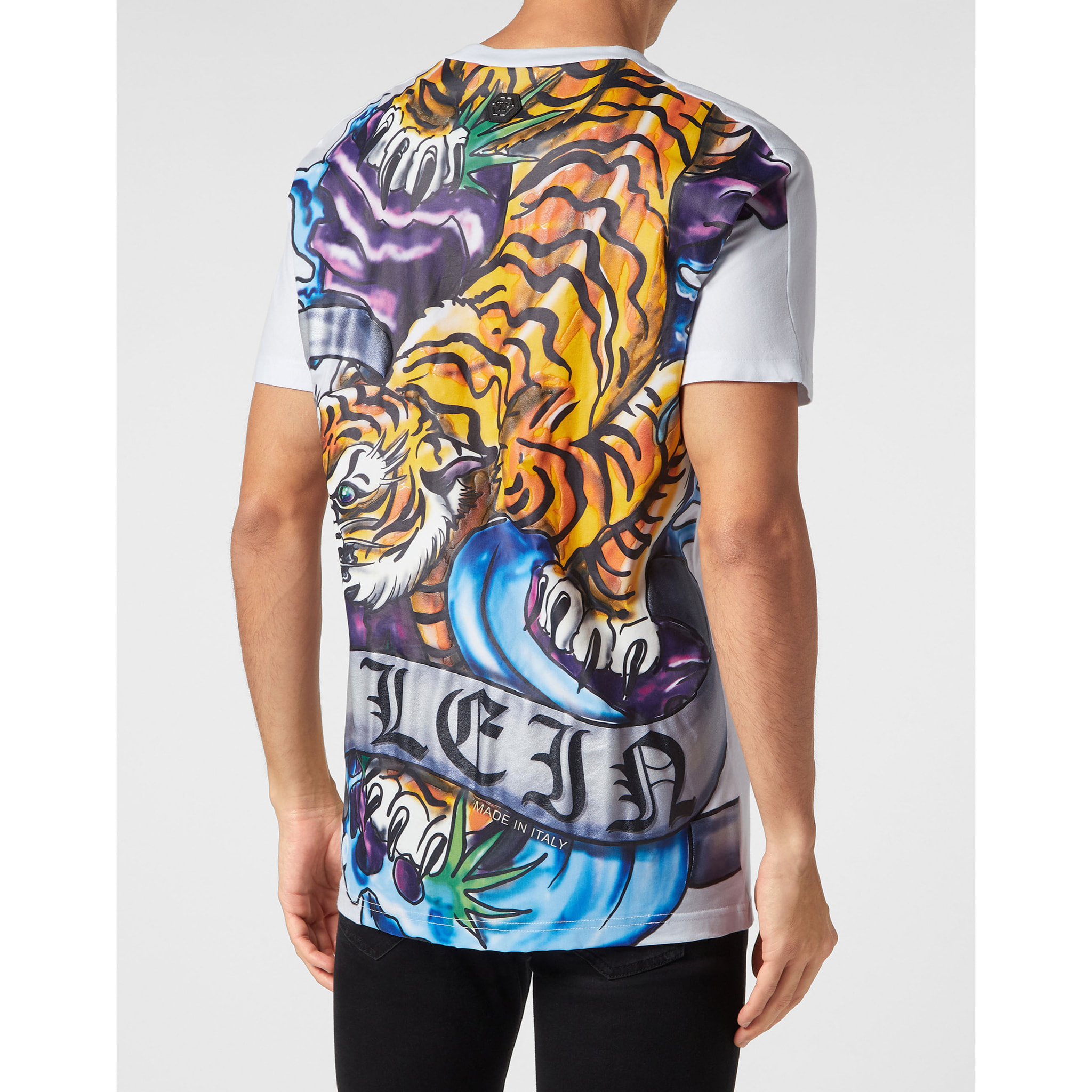 PHILIPP PLEIN T-Shirt Round Neck TATTOO