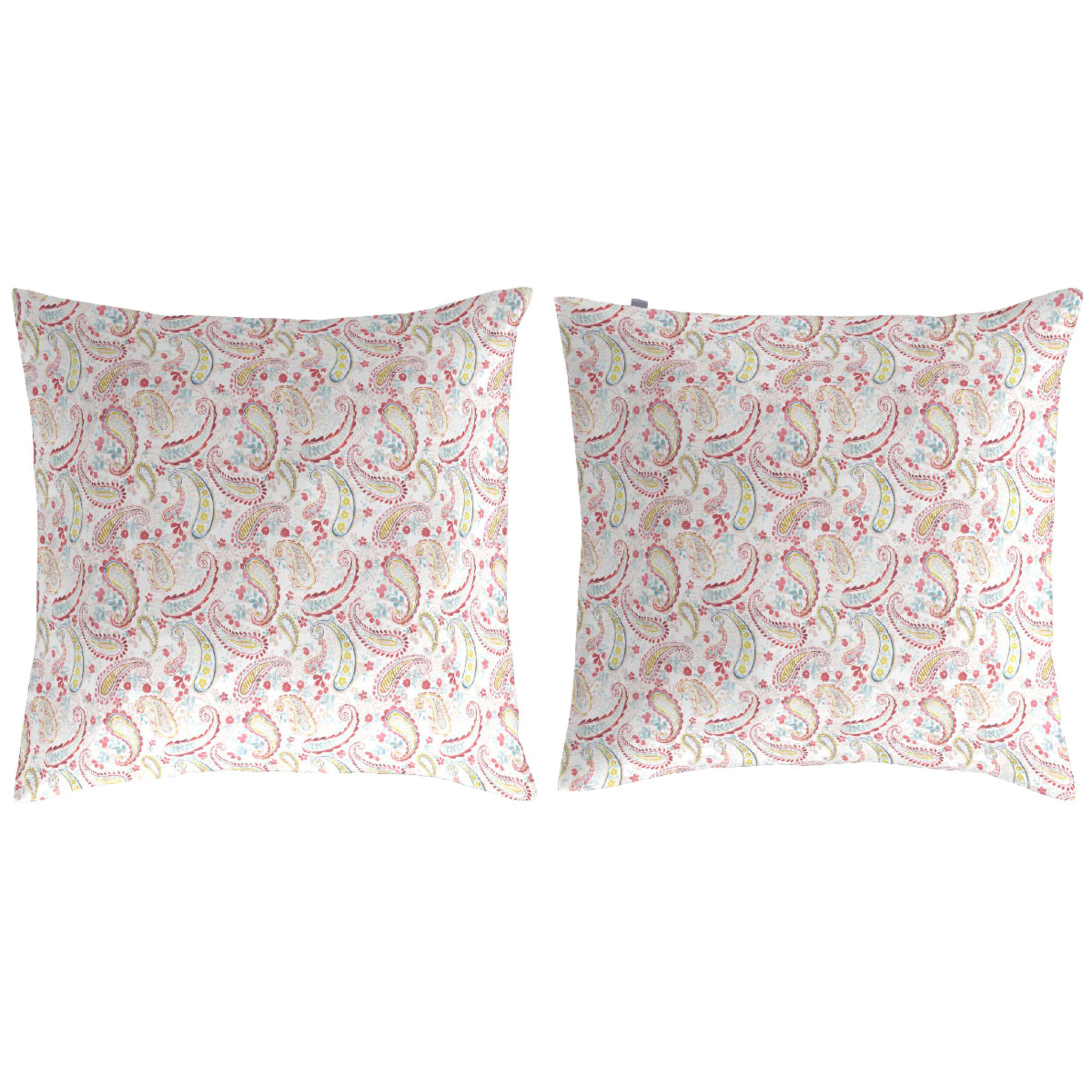 2 Taies d'oreiller encoton 65x65 cm HARMONIE B