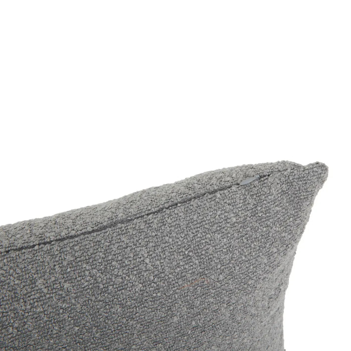 Coussin déco Solfia gris ardoise 45x45cm