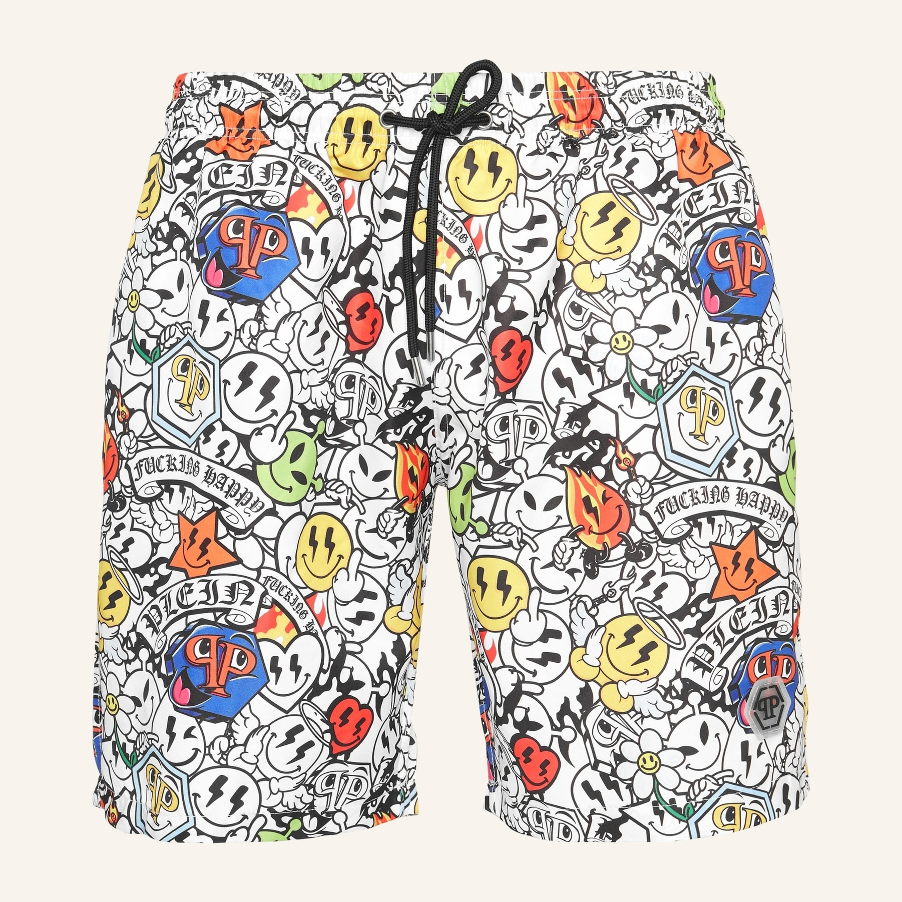 PHILIPP PLEIN Swim Trunks SMILE