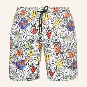 PHILIPP PLEIN Swim Trunks SMILE