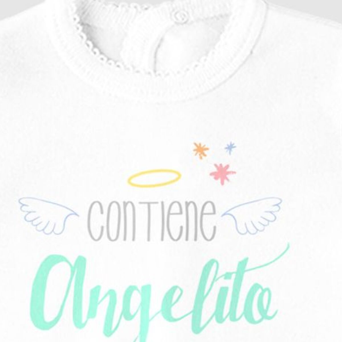 Conj Estampado Frase C Blanco Talla Nac