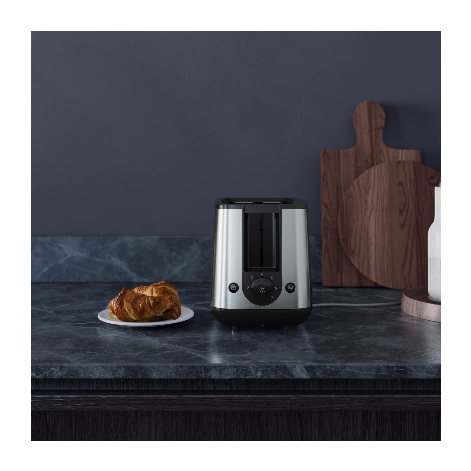 AEG Tostadora de acero inoxidable con siete niveles de tostado T3-1-3ST