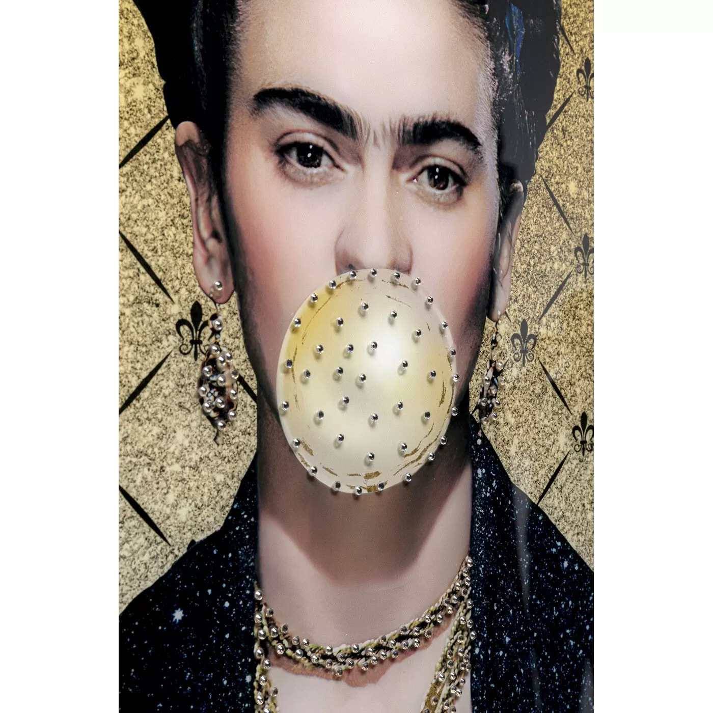 Tableau Frame artiste chewing-gum 40x50cm Kare Design