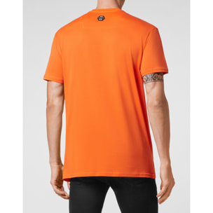 PHILIPP PLEIN T-Shirt Round Neck SKULL AND PLEIN