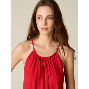 Oltre - Top in viscosa - Rosso