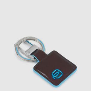 Piquadro Porte-clés avec plaquette en cuir