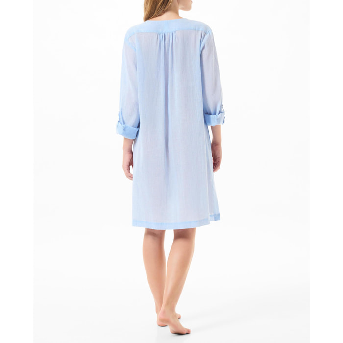 Vestido Con Bordado