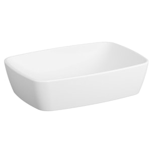 VitrA Shift 55x38 cm lavabo à poser sans trou de robinetterie (7075-003-0016)