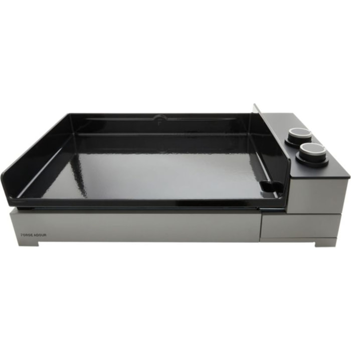 Plancha gaz FORGE ADOUR Premium Acier 60 NG à poser, 58.5x40.5 cm