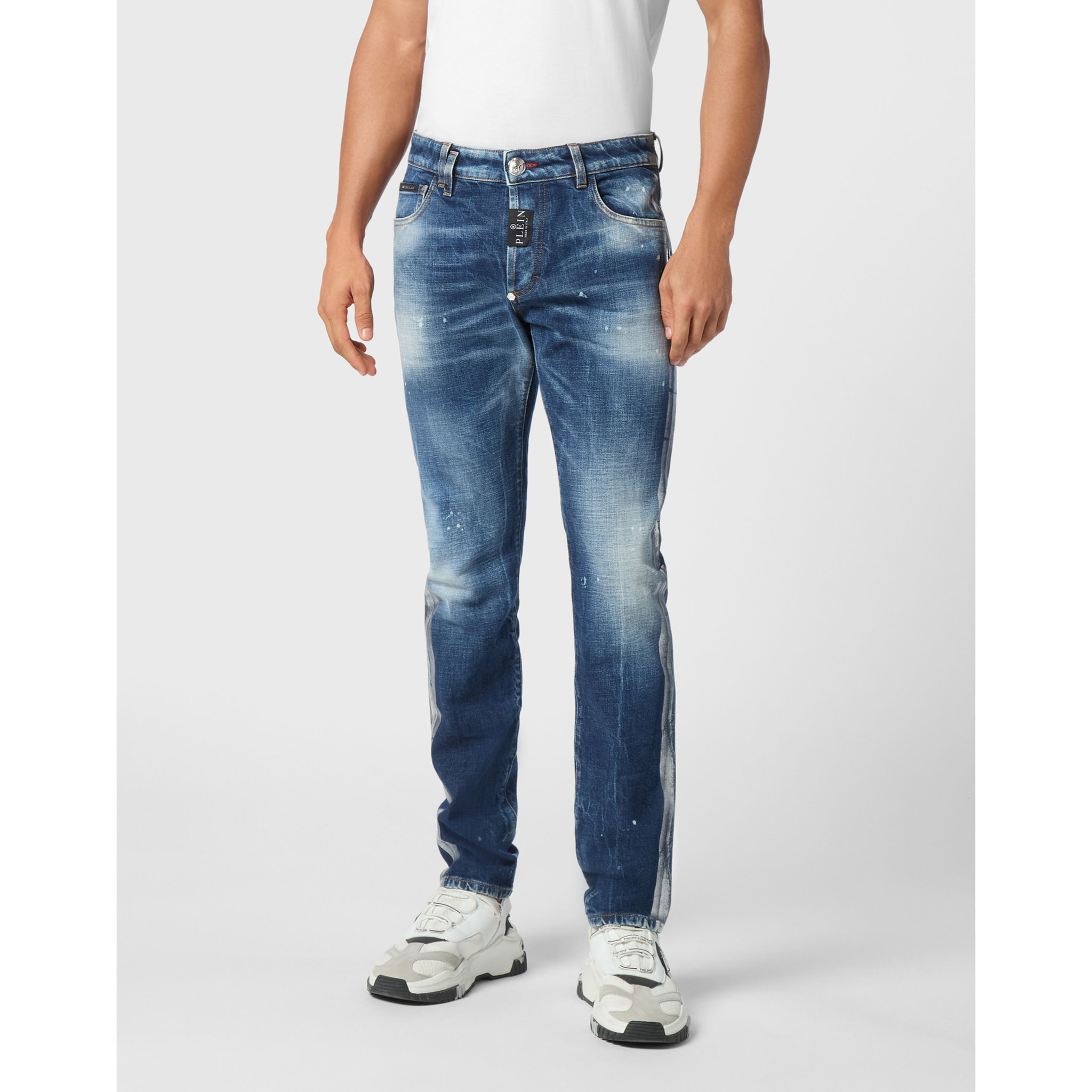 PHILIPP PLEIN Vaqueros de corte recto PAISLEY