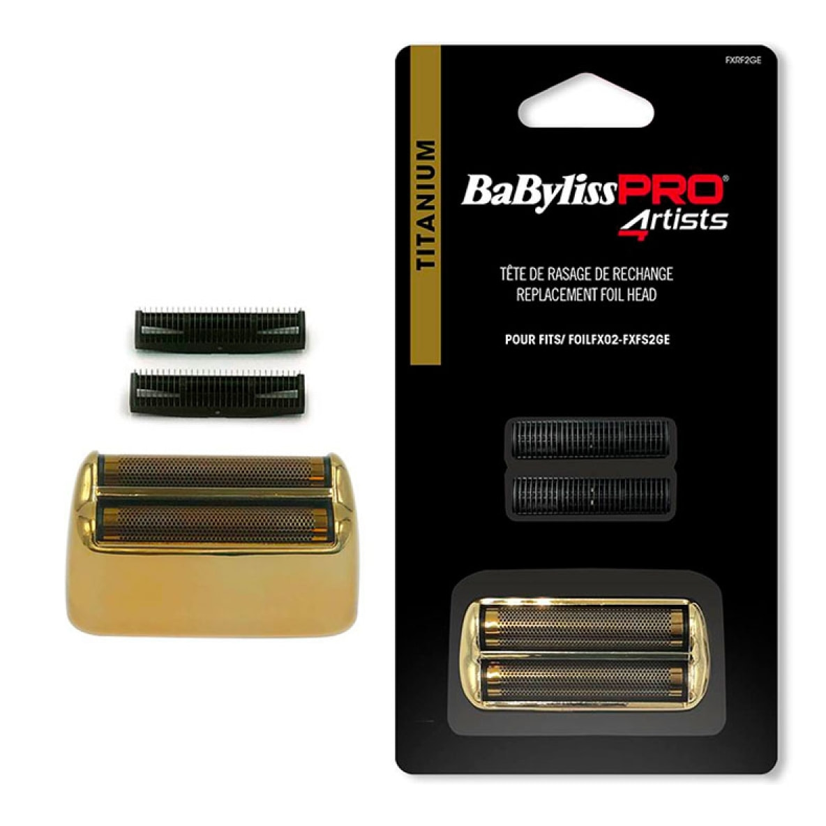 BABYLISS Pro Replacement Titanium Foil + Blades Gold FXFS2GE