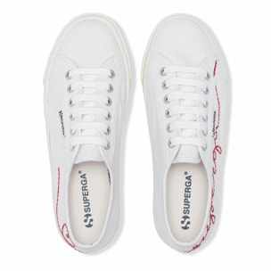 Zapatos de mujer Superga Mujer 2790 RED EMBROIDERY