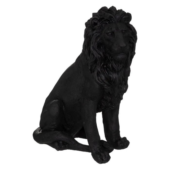 Lion extérieur Noham H.51,5cm résine