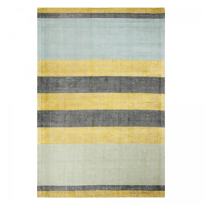 Tapis salon et chambre fait à la main en viscose motif abstrait YOKA