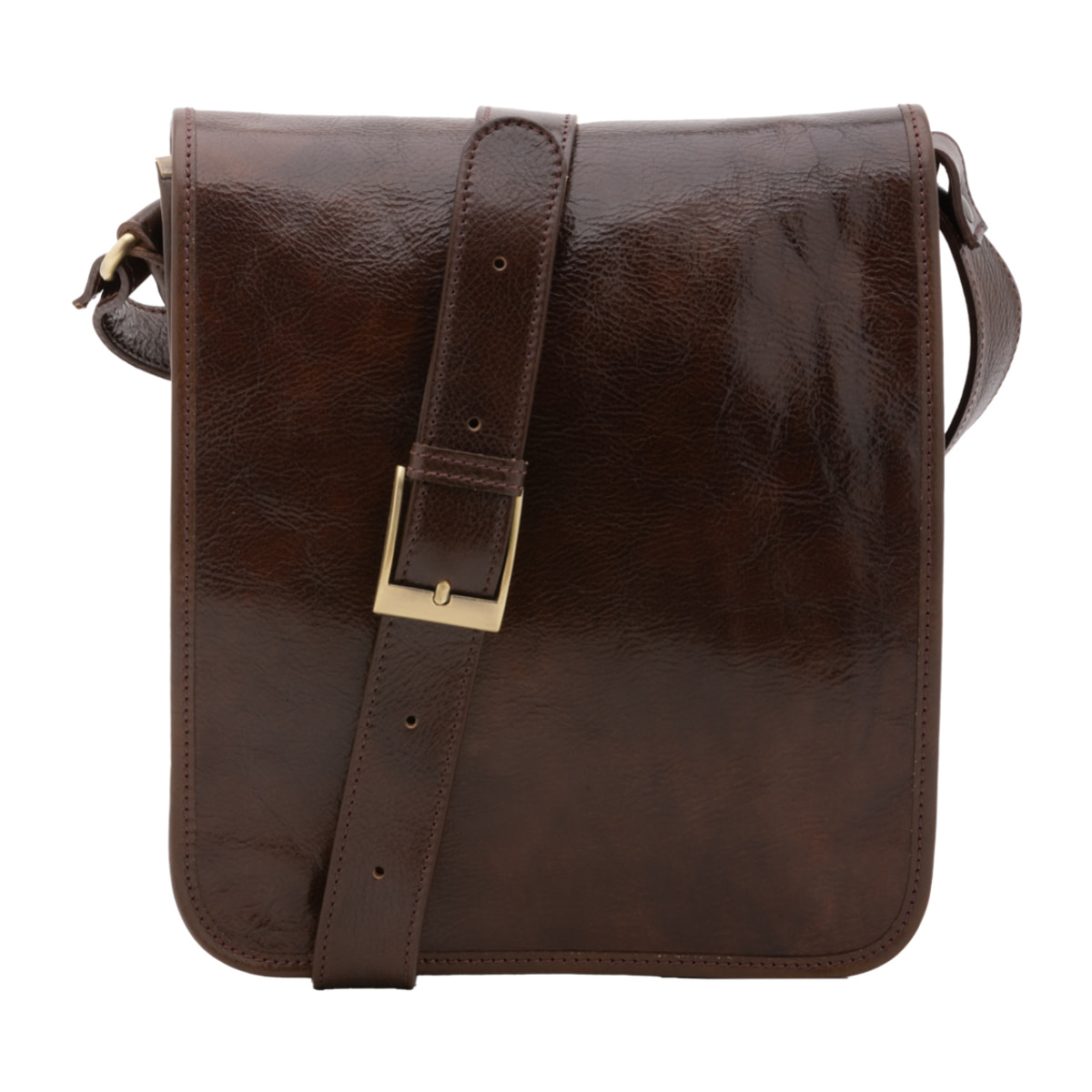 Borsa a tracolla  da uomo In Vera pelle Made in Italy 29x24x9 cm