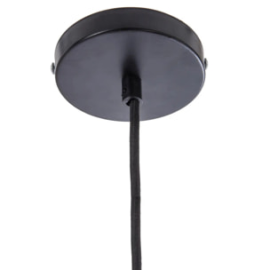 Suspension filaire "Suwa" métal noir D35cm