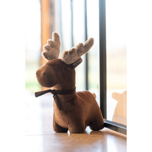 J-Line butoir de porte Renne - polyrésine - brun - large