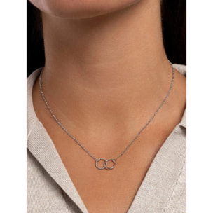 Collar Circles Twist Acero