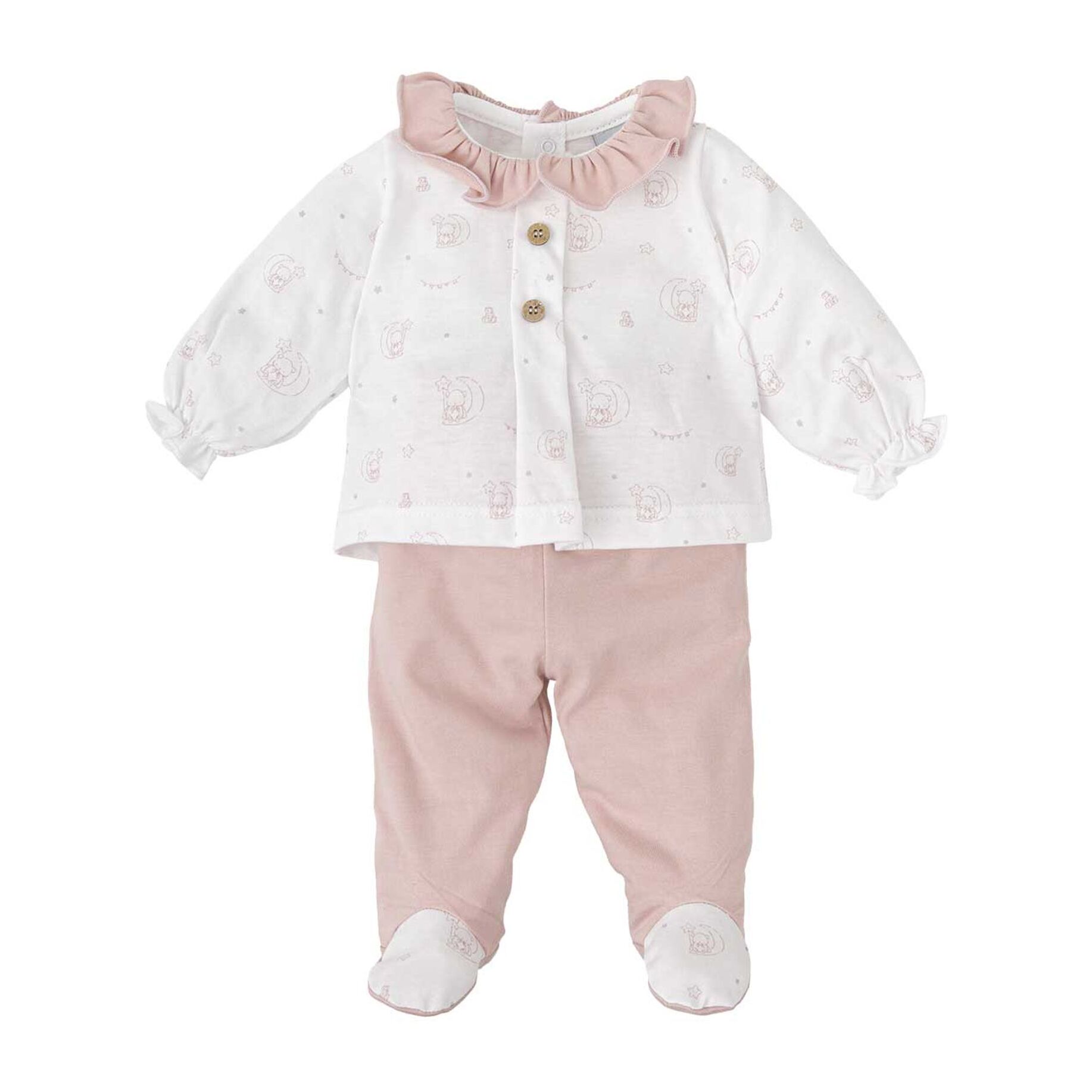 Conj. Polaina + Camiseta Volante Encanto