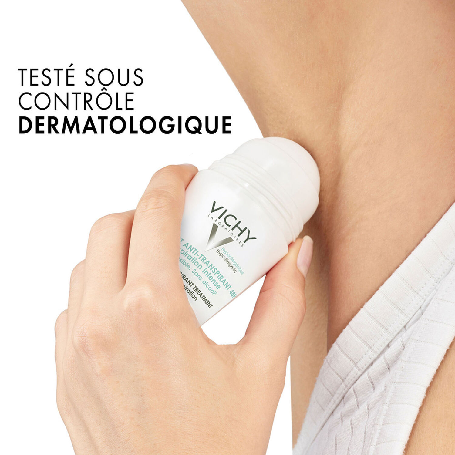 Déodorant 48h - Roll-On Anti-Transpirant - Transpiration Intense 50 ml