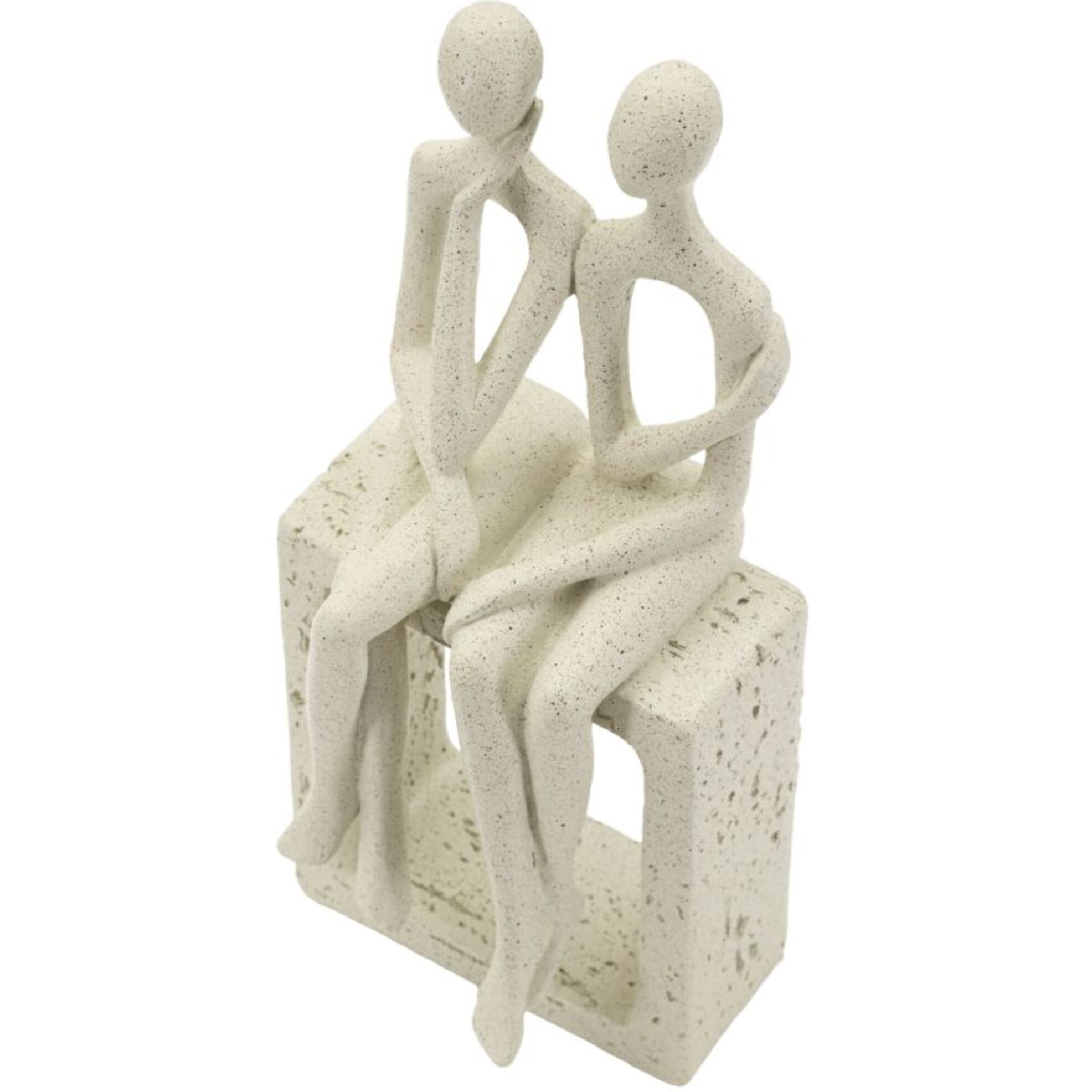 STATUETTA COPPIA STONS CM 11,5X9X25