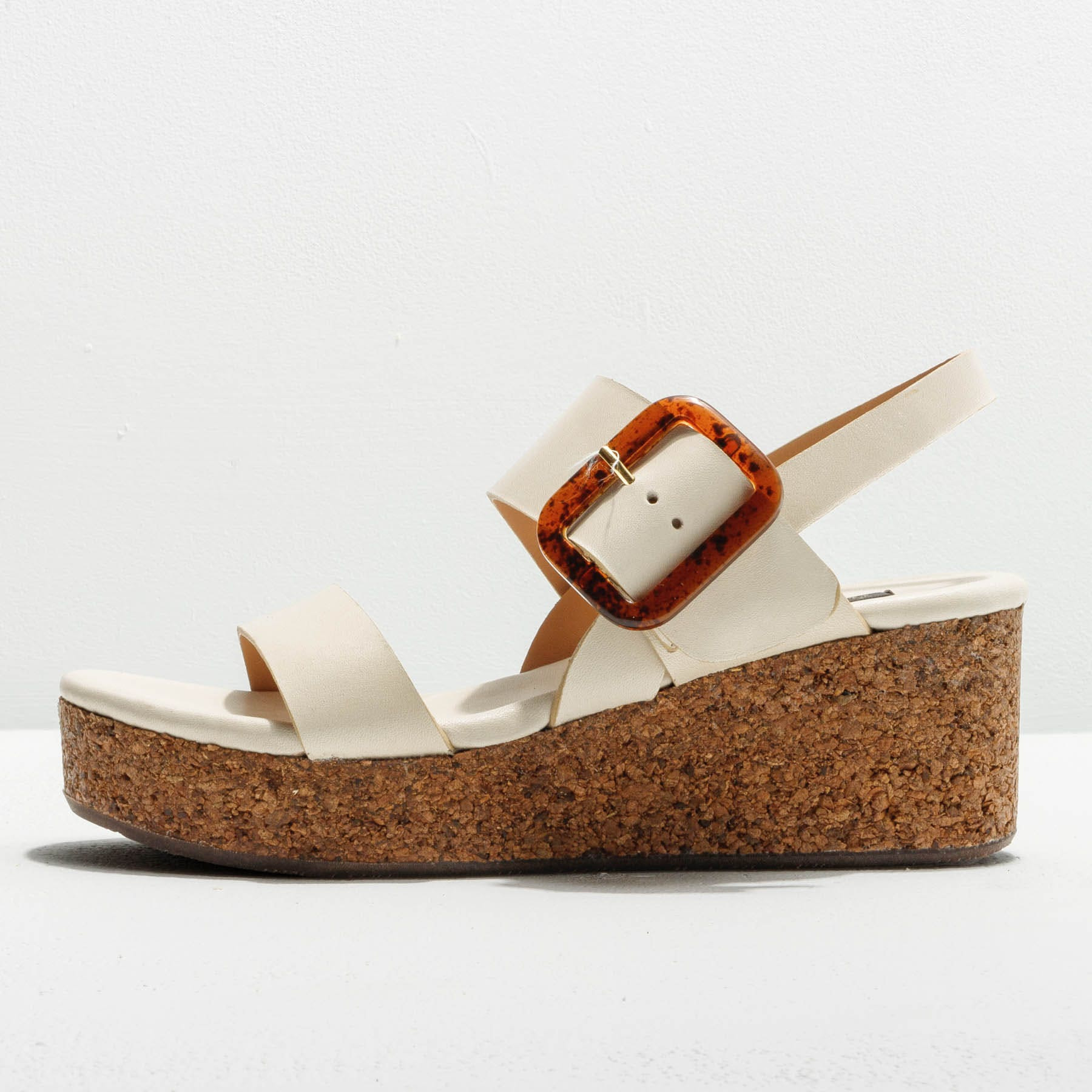 Sandalias S3223 RESTORED SKIN CREAM /ARROBA color Cream