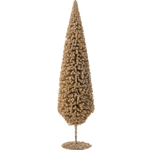 J-Line décoration Sapin De Noël - plastique - champagne - large