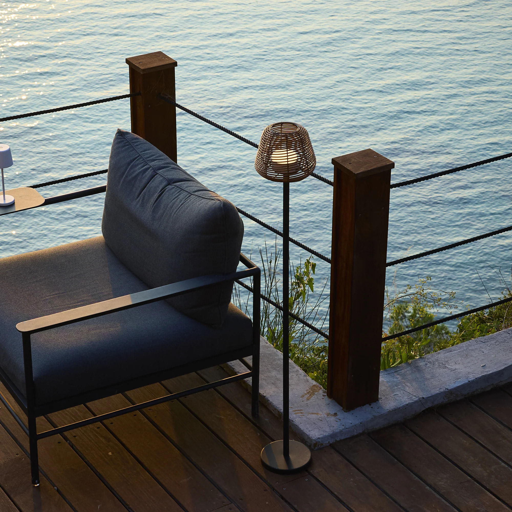 Lampadaire sans fil MIDY BOHEME H120CM