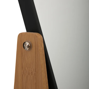 Miroir 16x22cm bambou "Naturéo" noir
