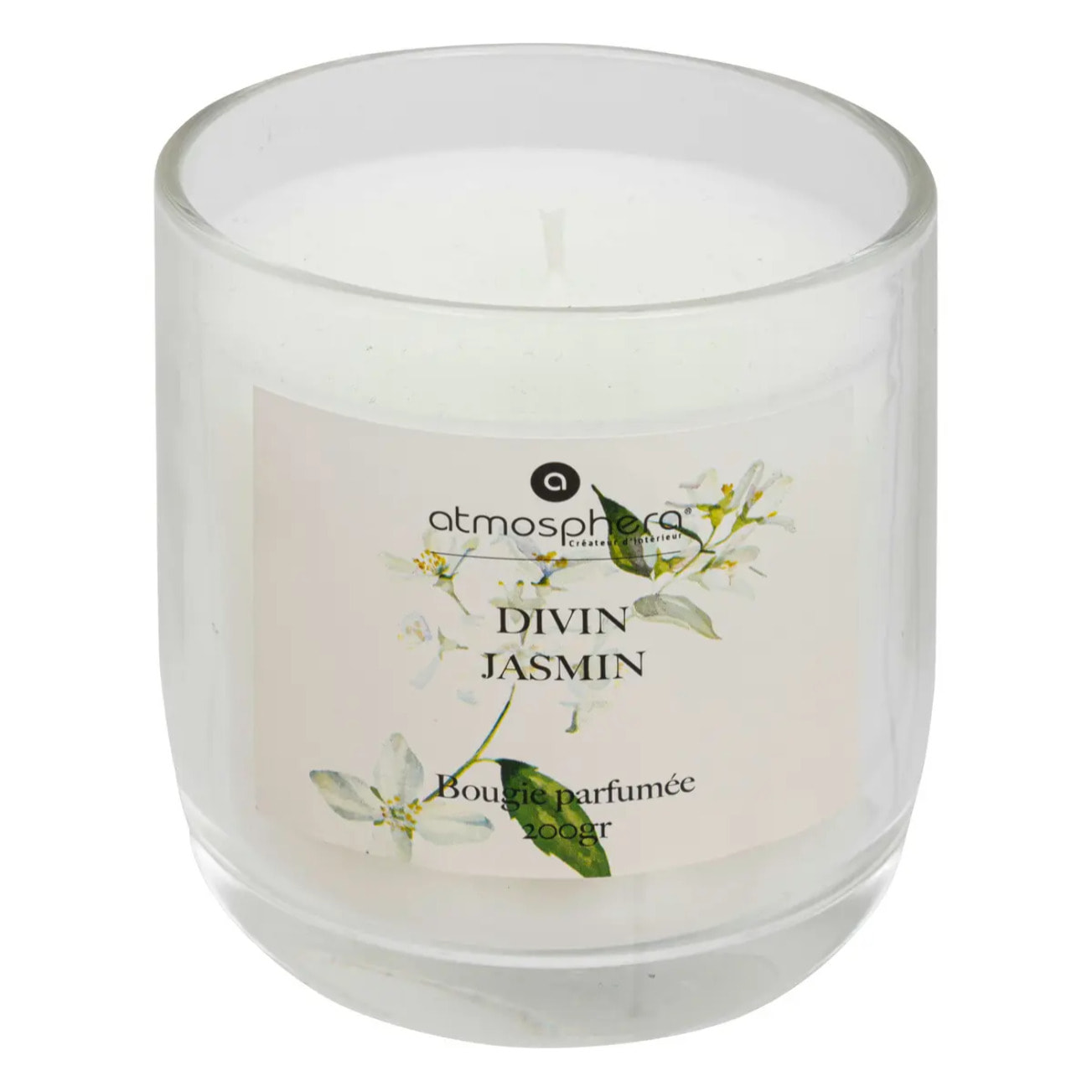 Bougie parfumée cloche "Oudy" 200g jardin d'été et jasmin