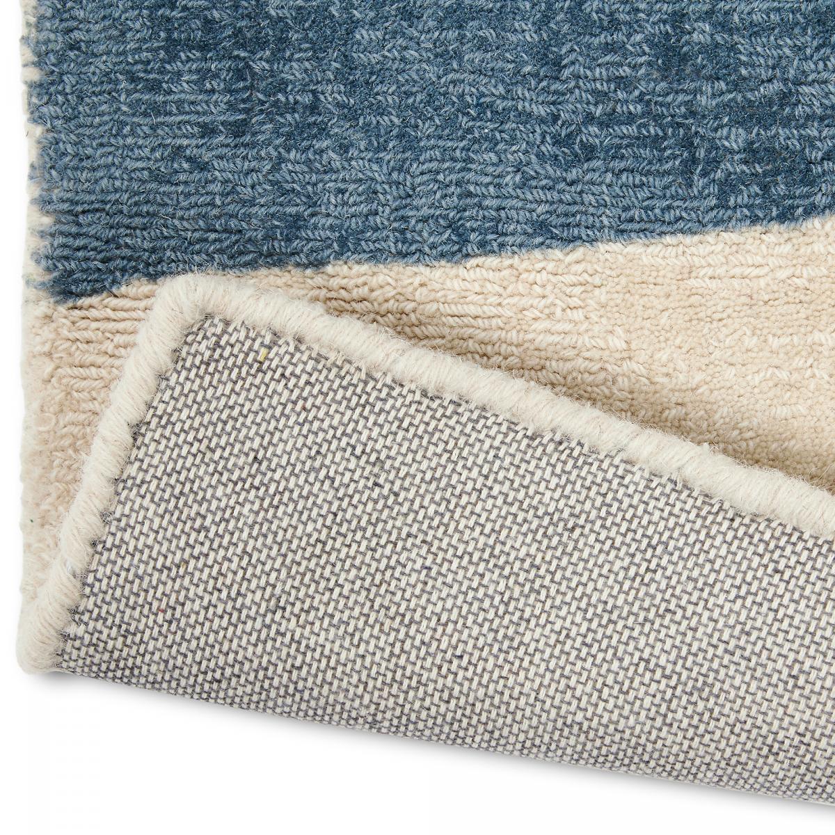 Tapis salon et chambre fait à la main en laine motif abstrait NUITORK