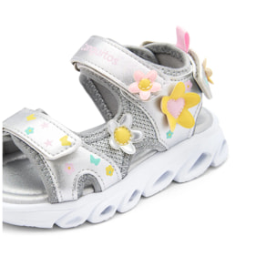 Sandalias de Luces de Niña con Detalles de Mariposa