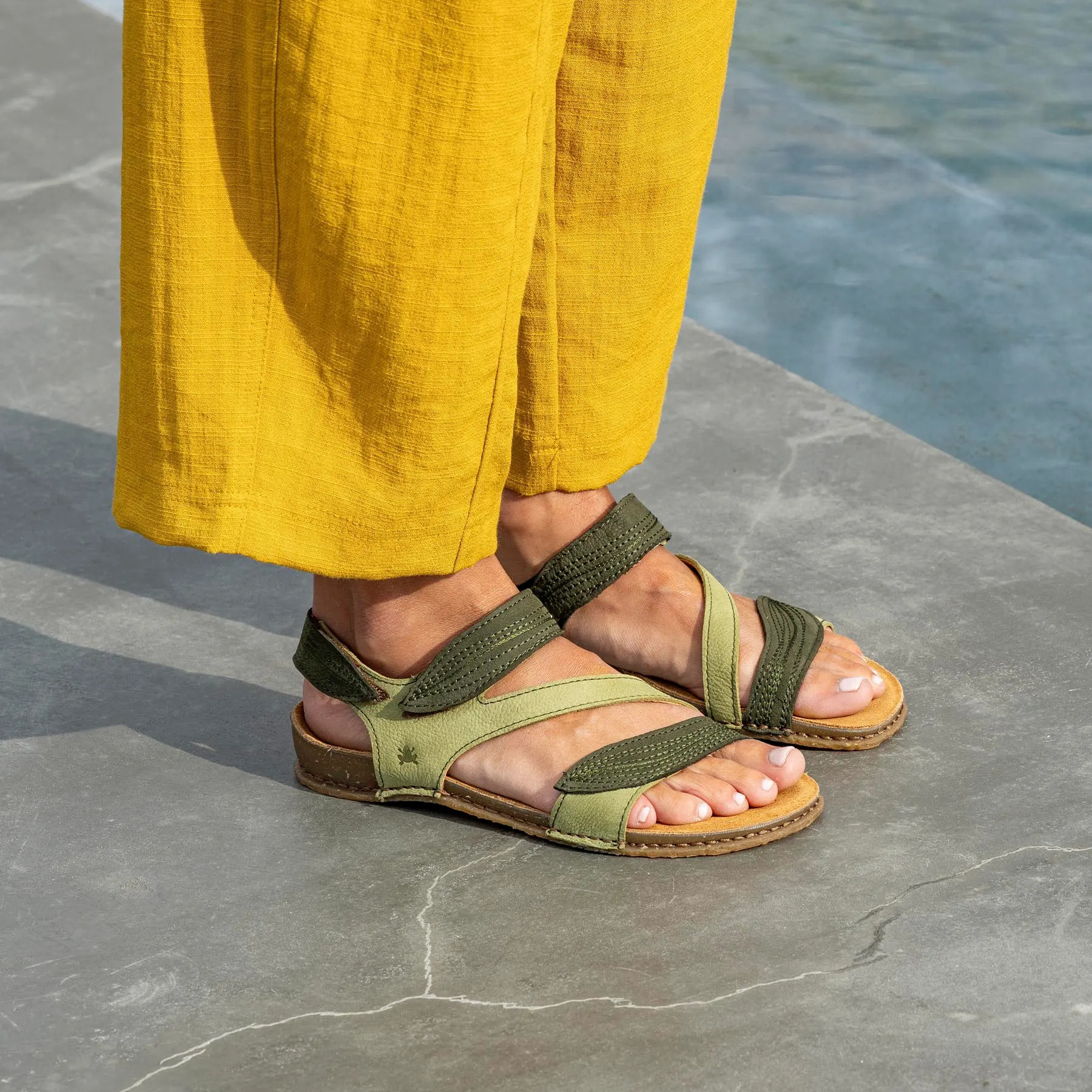 Sandalias N5810S NOBUCK LAVADO SALMON-CREAM/ PANGLAO color Salmon-cream