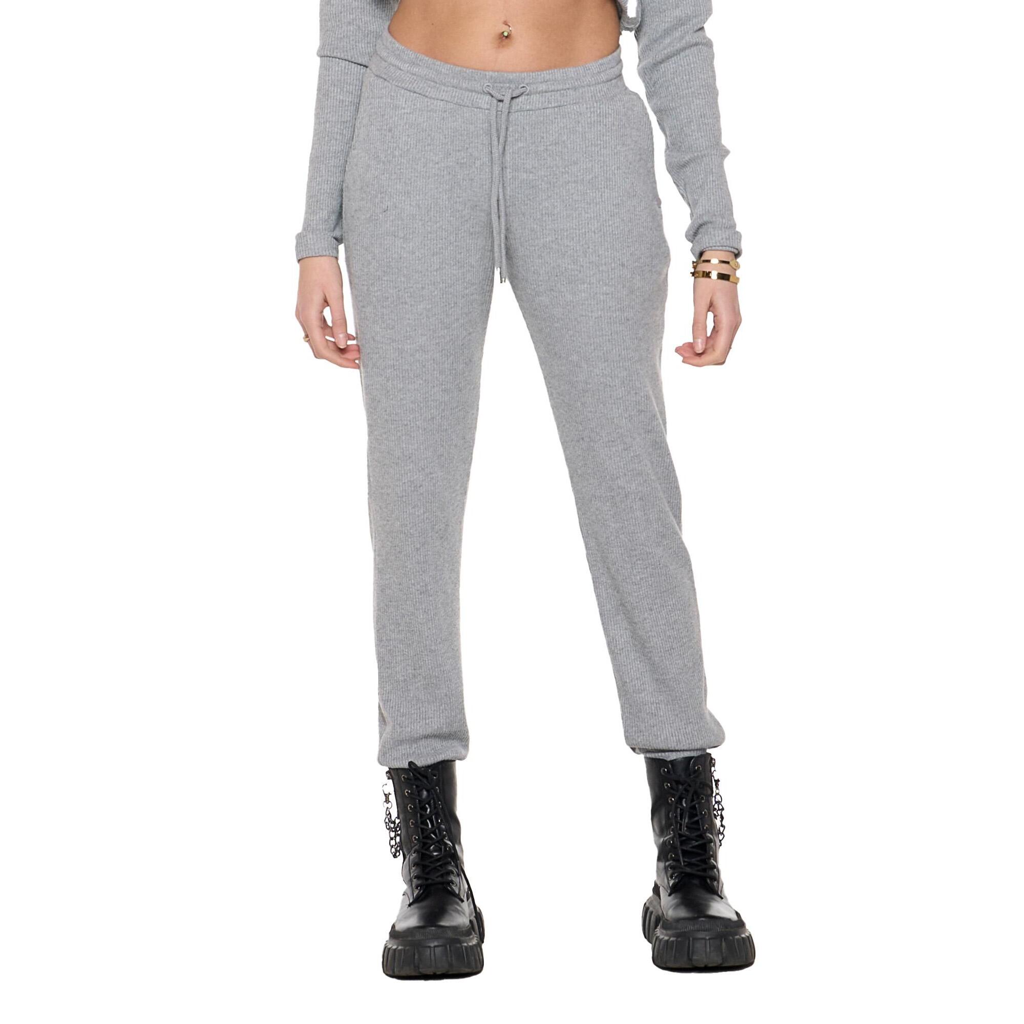 Pantalón de invierno de mujer de canalé fino "Perla"