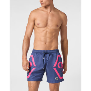 PHILIPP PLEIN Swim Trunks HEXAGON