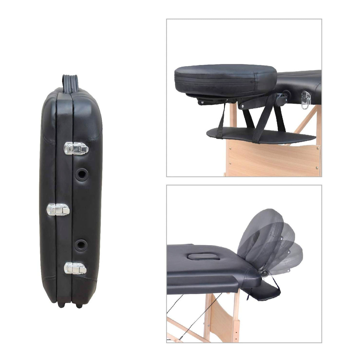 Lettino Massaggi Professionale per estetista e fisioterapia 3 Zone per estetista e fisioterapia.